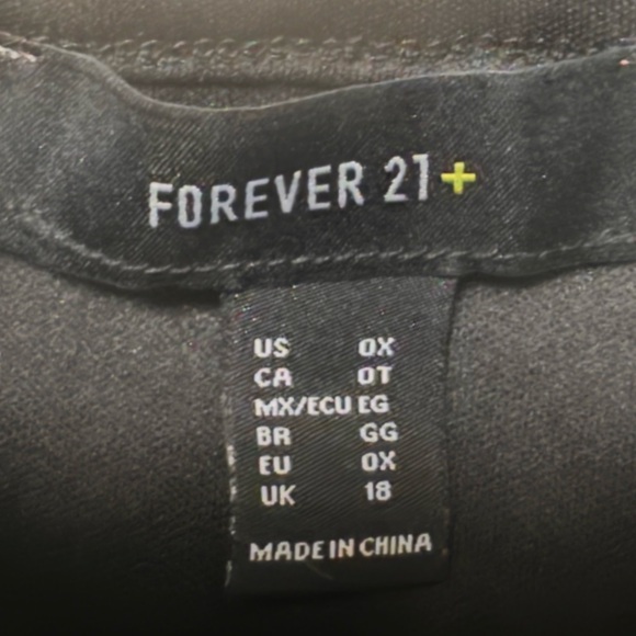 Forever 21 Plus 0x black sequin dress - Picture 2 of 4